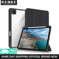 KENKE เคส ipad HD ใสป้องกันการดัด Case กับดินสอสล็อตขวาดินสอสล็อตสำหรับ iPad 2021 M1 Pro 11นิ้ว 2020 Pro11 Air 4 iPad Air 5 2022 ปกสมาร์ท Case กันกระแทกแท็บเล็ตปกป้องกันรองรับ Apple II ดินสอชาร์จวัสดุอะคริลิคใส เคสไอเเพด