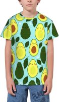 Fruit Avocado T- Shirt Short Novelty for Boys and Girl