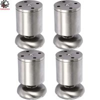 4pcs Cabinet Stainless Steel Legs Kitchen Feet Worktop TV Desk Table Legs Furniture Sofa Bed Legs 50 x 80mm Adjustable Legs Furniture Protectors Repla