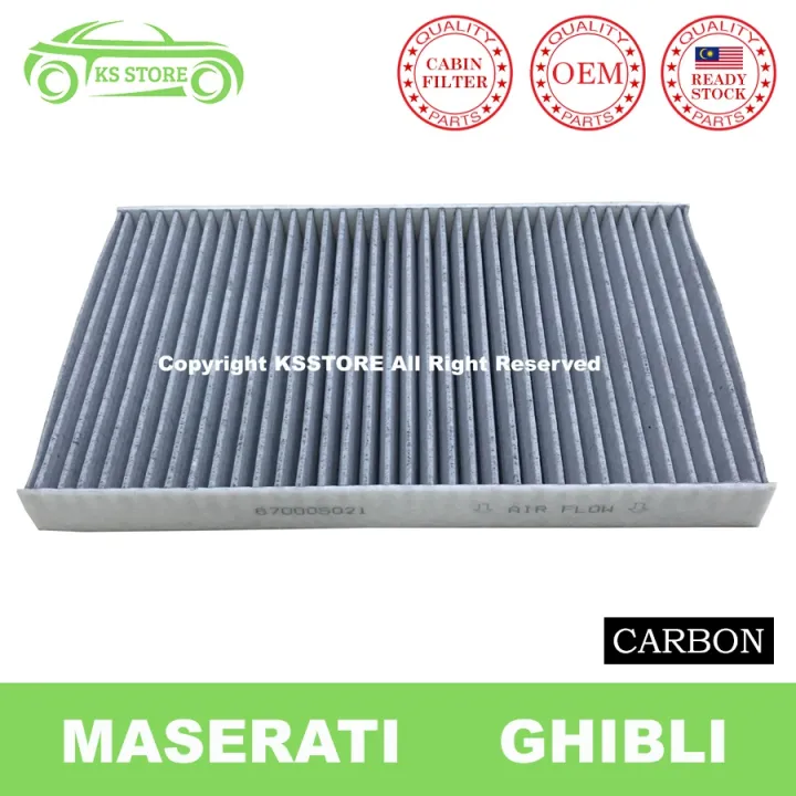 Maserati Ghibli Carbon Cabin Air Filter Active Carbon Lazada