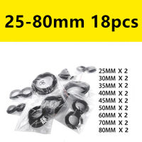 18Pcs 25-80Mm สายเคเบิลยางป้องกันแหวน CableThrough Hole ป้องกันขดลวดกันน้ำ O-Ring Seal ปะเก็น Set