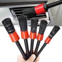 5Pcs Car Detailing Brush Car Cleaning Kit Car Wash Tools Auto Detailing Set Dashboard Wheel Rim Air Outlet Cleaning Brushes