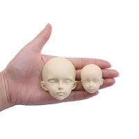 【CC】 Large bjd silicone face mold super light clay soft pottery fondant doll