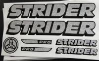 Strider Balance โครงรถจักรยานสติกเกอร์แก้ไขเลเซอร์สีชุบสติ๊กเกอร์สะท้อนแสง