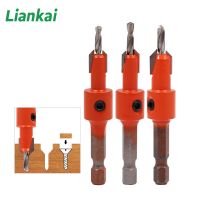 【DT】hot！ 1pc 1/4  Shank Countersink Bit Set Router Woodworking Screw Extractor Remon Demolition Wood Counterbore