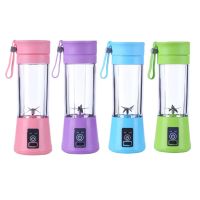 （HOT NEW）เครื่องปั่นแบบพกพา USBElectric Juicer Machine Smoothie BlenderFood ProcessorBlender เครื่องปั่นน้ำผลไม้