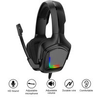 ONIKUMA K20 3.5mm Wired Headphone for Computer Tablets Smartphone RGB Backlight Gaming Headset with Microphone Headset Onikuma