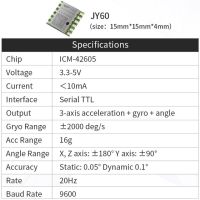 WT61 WitMotion MPU6050 AHRS 6-โมดูลแกนเครื่องมือวัดองศาแบบดิจิตอล3-แกนวัดความเร่ง + ไจโรสโคปมุมเอียงและวัดการสั่นสะเทือน