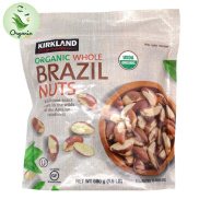 Hạt quả hạch hữu cơ Kirkland Signature 680g Organic Whole Brazil Nuts