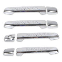 For Nissan 2005-2009 Navara Frontier D40 4 door New Chrome Side Door Handle Cover Trim Free Drop Shiping