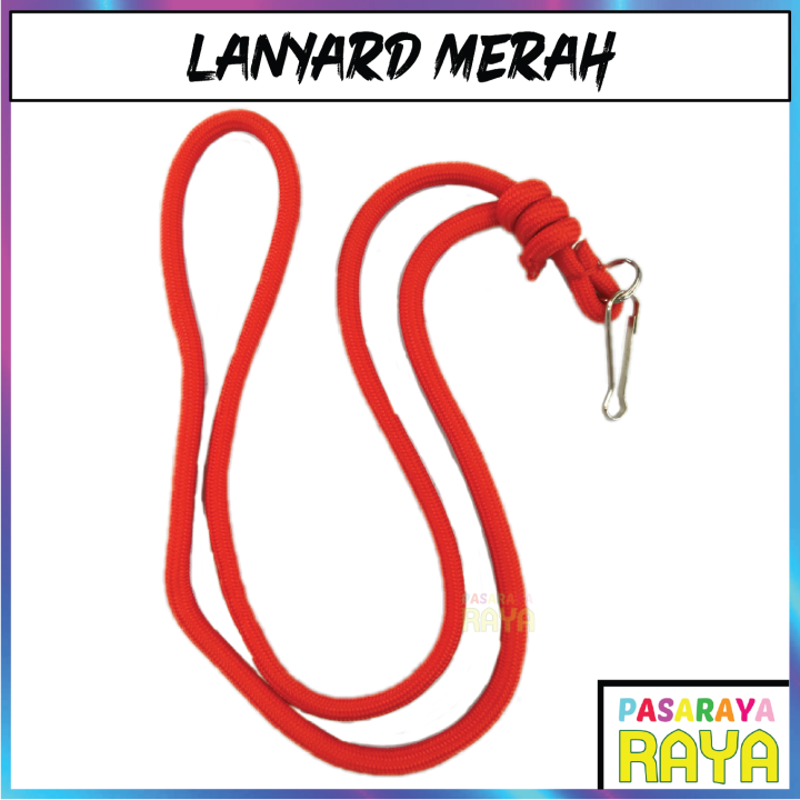 LANYARD MERAH KRS/TUNAS KADET REMAJA SEKOLAH (TALI WISEL MERAH KRS/TKRS ...