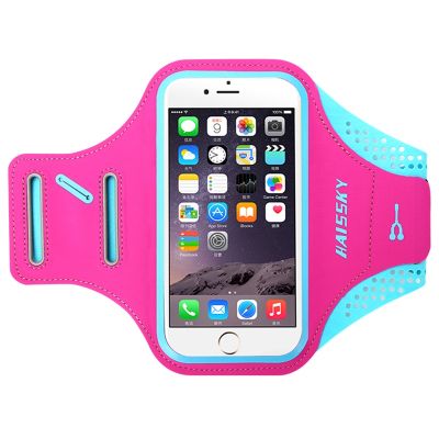 ✾ Haissky 5.0inch Running Sports Armbands For iPhone 12 13 Mini 11 Pro X XS 6 6s 7 8 SE 2020 on Hand Mobile Brassard Arm Band Bag