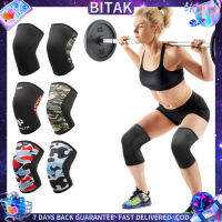 Bitak 1 คู่ 7 มม.Neoprene กีฬา Kneepads การบีบอัดยกน้ำหนักกดดัน Crossfit การฝึกอบรมเข่า Pads สนับสนุนผู้หญิงผู้ชาย