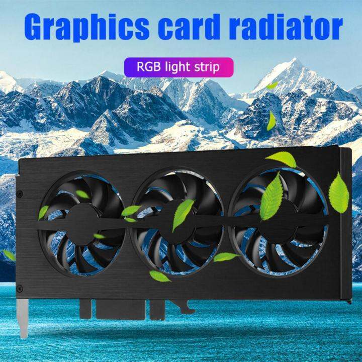 กราฟิกการ์ดพัดลมระบายความร้อน-jonsbo-vf-1แสง-rgb-สนับสนุน-aura-เมนบอร์ดแสดงการ์ดระบายความร้อนหม้อน้ำสำหรับ-nvidia