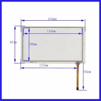 XWT448 6.2Inch 4 Lins Touch Screen For GPS CAR 154Mm*87Mm Sensor Glass Thiss Compatible Freeshipping 154*87