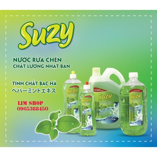 Nước rửa chén bát suzy nhật bản 2,1kg hương quế - ảnh sản phẩm 6