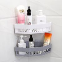 【HOT】✹♕∋  Seamless Sticker Shelf Rack Toilet Holder Organizer Shelves