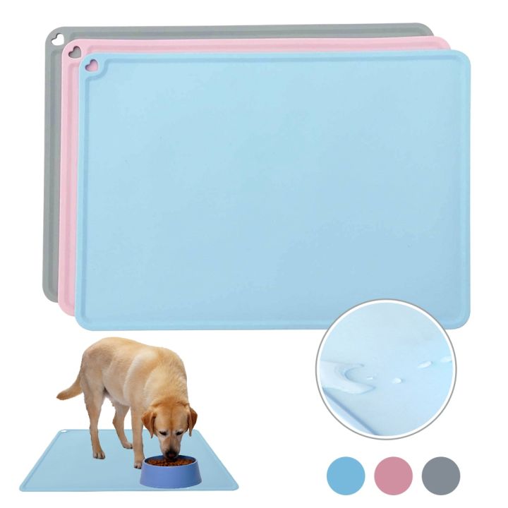 pets-baby-zk30-3สี-easy-cleannon-slip-pet-mat-สำหรับแมวซิลิโคนอาหารสัตว์เลี้ยง-mat-ชามสัตว์เลี้ยงน้ำดื่ม-pad-dog-feeding-mat