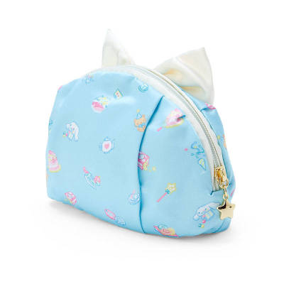 Sanrio Cinnamoroll Cartoon Cute Makeup Bag Pencil case Large Capacity Multi functional Girl Cosmetics Storage Bag