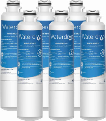 Waterdrop DA29-00020B Refrigerator Water Filter, Replacement for Samsung HAF-CIN/EXP, WD-F27, 6 Pack