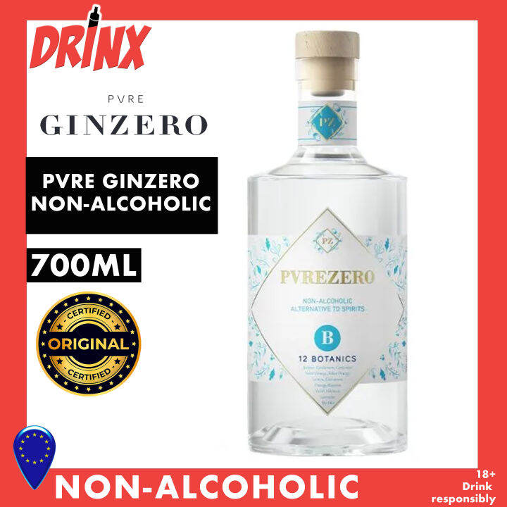 PVRE Gin Zero 12 Botanics Premium NonAlcoholic Liquor 700mL Lazada PH