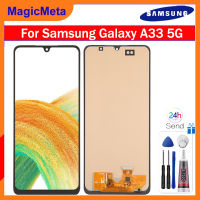 MagicMeta TFT จอแสดงผลหน้าจอ LCD สำหรับ Samsung Galaxy A33 5G LCD หน้าจอสัมผัสดิจิตอลประกอบสำหรับ Samsung Samsung Galaxy A33 5G SM-A336E SM-A336B SM-A336B /Ds,SM-A336B/DSN SM-A336E /Ds SM-A336M แสดงผล SM-A3360 LCD