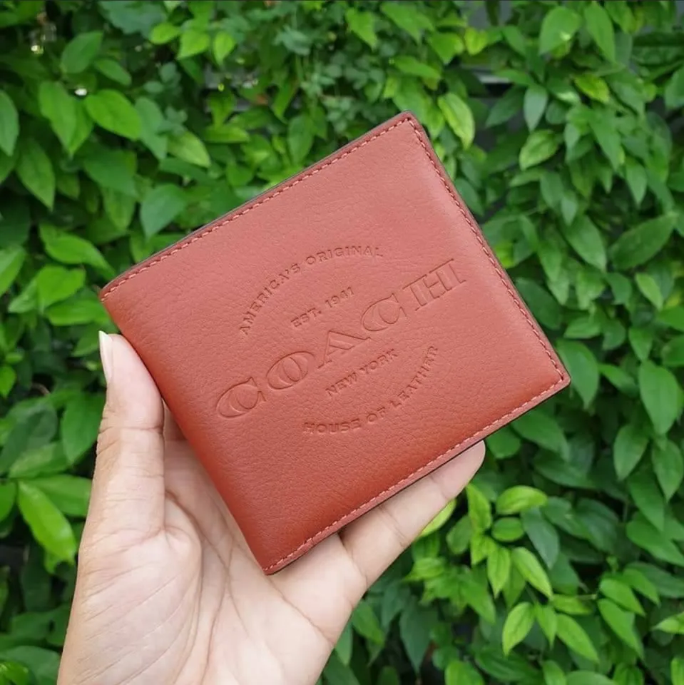 Wallet for Men - Dark Brown - Smooth Leather