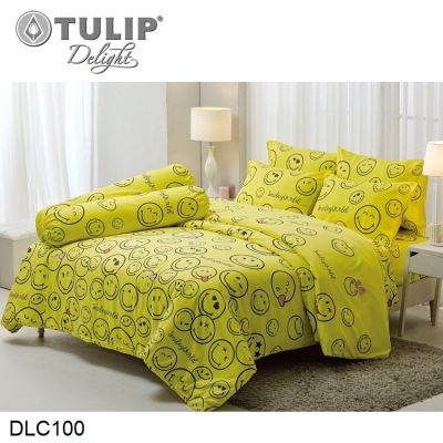 Tulip Delight ผ้าปูที่นอน (ไม่รวมผ้านวม) สไมลีย์ Smiley World DLC100 (เลือกขนาดเตียง 3.5ฟุต/5ฟุต/6ฟุต) #ทิวลิปดีไลท์ เครื่องนอน ชุดผ้าปู ผ้าปูเตียง