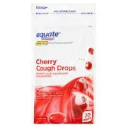 Equate Cherry Cough Drops with Menthol, 30 Count