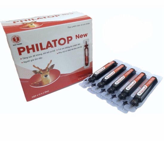 Philatop 10ml - hộp 20 ống - dùng cho trẻ biếng ăn, chậm lớn, người già - ảnh sản phẩm 1