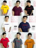 เสื้อยืดCC-OO งานปักนูน งานป้าย (ผ้าคอตตอล100% ชายหญิง)No.39