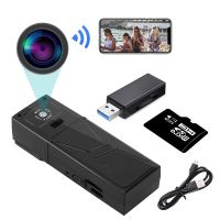 ZZOOI Mini Spy Camera Wireless Hidden Camera HD 1080P Portable Outdoor Mini Body Camera Video Recorder - Tiny Camera - Small Security Camera for Home and Office (with 32GB High-Speed Memory Card)