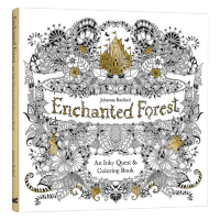 หนังสือภาษาอังกฤษดั้งเดิมของมิลู Enchanted Forest โจฮานนาบาสฟอร์ด