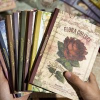 Retro Vintage Flora Collect Memo Pad Pack Diy Material Paper Book Notepad Journal Scrapbooking Wholesale