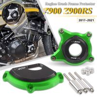 สำหรับคาวาซากิ Z900 Z900RS Z 900 900RS 2017-2022 2021 2020รถจักรยานยนต์ CNC เครื่องยนต์ฝาครอบป้องกันการ์ดแฟริ่งเลื่อนแผ่นกันกระแทก