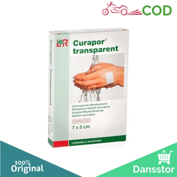 Curapor transparent sterile 1lembar plester luka antiair | Lazada Indonesia