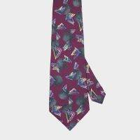 Classic Jewel Purple Necktie-Crimson Necktie Graphic