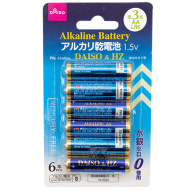 Pin Kiềm AA LR6 Nhật Bản 6 viên Alkaline battery, AA LR6, 6 pcs 1.5V thumbnail