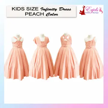 Peach dress hot sale for kids