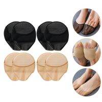 △◎☈ 4 Pairs Ballet Socks Heel Protector Non-slip Metatarsal Pads Daily Use Half Toe Forefoot Silicone Reusable Miss Female Supplies