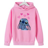 New Kids Stitch Sweatshirt Stitch Clothing Baby Boys Girls Long Sleeve Stitch Pullover Toddler Sweate Hoodie Children Clothes