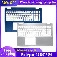 ต้นฉบับใหม่กรณีแล็ปท็อปสำหรับ Inspiron 15 5000 5584 Palmrest โน๊ตบุ๊คบนปกปาล์มส่วนที่เหลือเชลล์สีฟ้าสีเงิน0227VH 0DFX5J