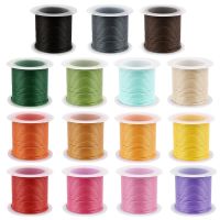 【YD】 1mm 10Meter Waxed Wire Cotton Cord Rope Thread String Necklace Jewelry Making