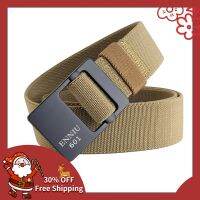 ENNIU 2022 Top Brand New Men Belt Flagship 120Cm*3.8Cm Canvas Weave Elastic Waistband Alloy Buckle Male Girdle Cinto Masculino