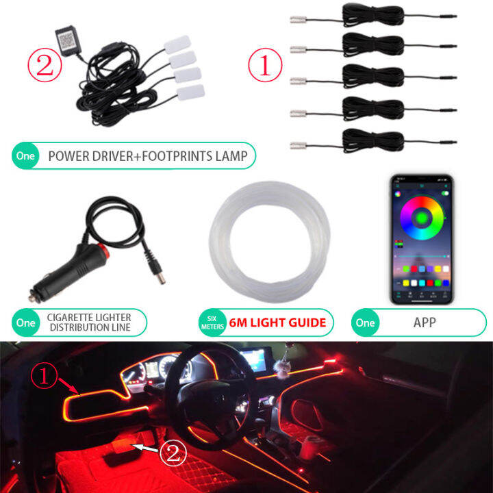 nlpearl-led-car-interior-decorative-light-strip-rgb-flexible-el-wire-by-app-control-automobile-atmosphere-lamp-neon-light-strip