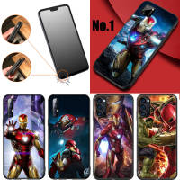 XMX53 Iron Man Marvel อ่อนนุ่ม High Quality ซิลิโคน TPU Phone เคสโทรศัพท์ ปก หรับ Realme XT X2 A5 2 3 5 5S 5i 6 6i 7 7i 8 8S 8i 9 9i Pro Plus X Lite