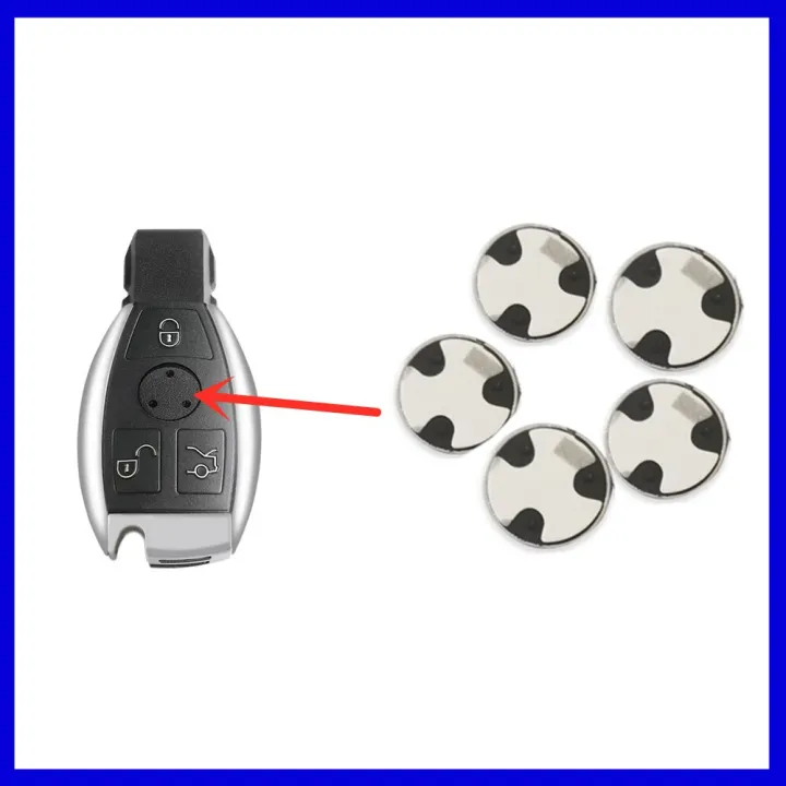 DUDELY Replacement Remote Car Key Logo Sticker For Mercedes Benz Remote