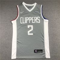 Hot Newest Top-quality New arrival 2022 2023 Newest shot goods Most popular 22/23 Top quality Ready Stock High quality 2021 new NBA Los Angeles Clippers 2 Kawhi Leonard embroidery basketball jerseys jersey reward grey