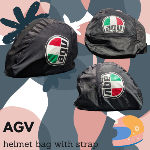 (WATERREPELLENT) HELMET BAG WITH STRAP AGV Lazada PH