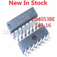 5PCS/LOT CD4053 CD4053BE DIP-16 CMOS multiplexer switch analog switch In Stock NEW original IC